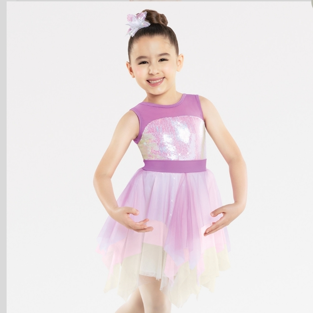 Revolution Dancewear RC22682 "Listen With Your Heart" Sequin Mesh Dance Costume